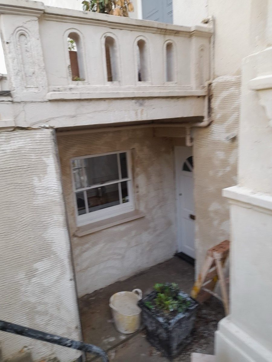 Lime plastering project at Clifton Rd, image 1
