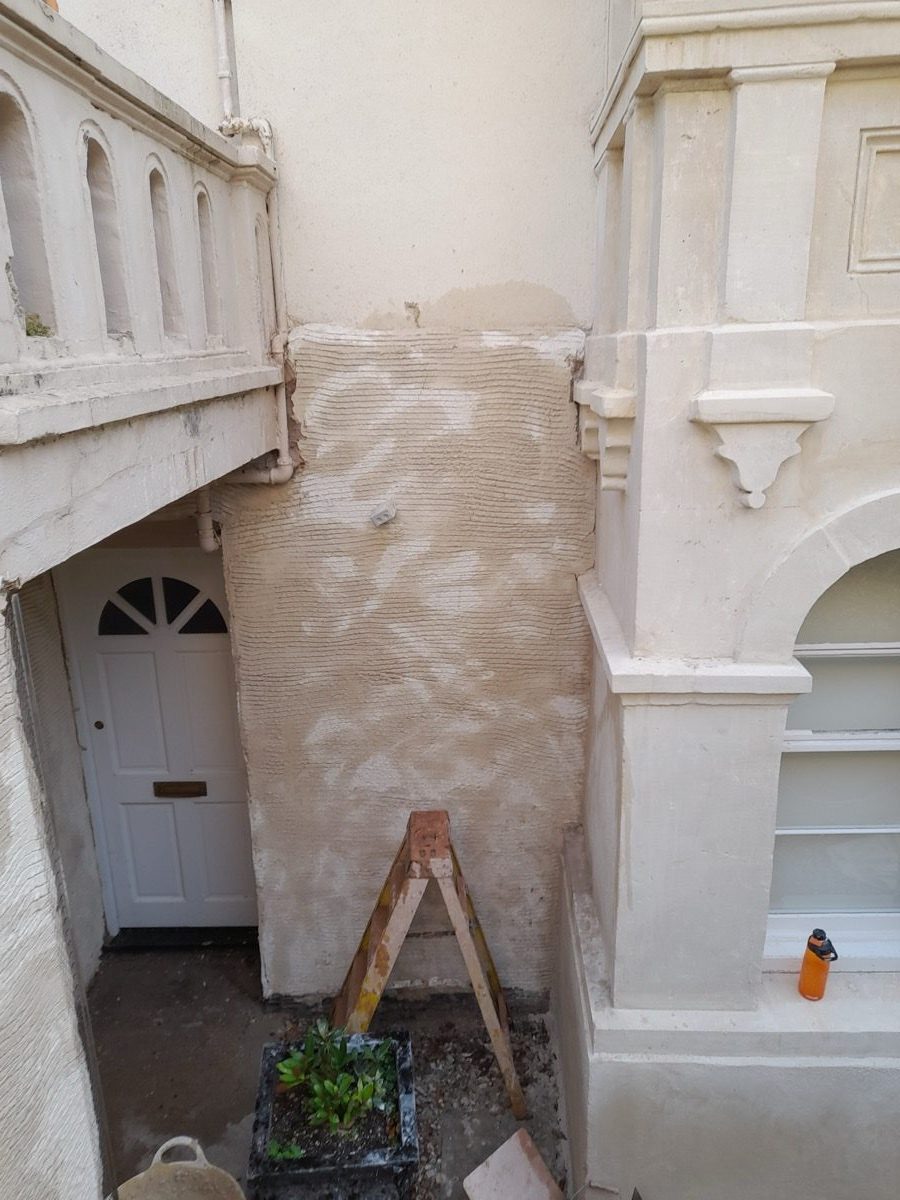 Lime plastering project at Clifton Rd, image 3