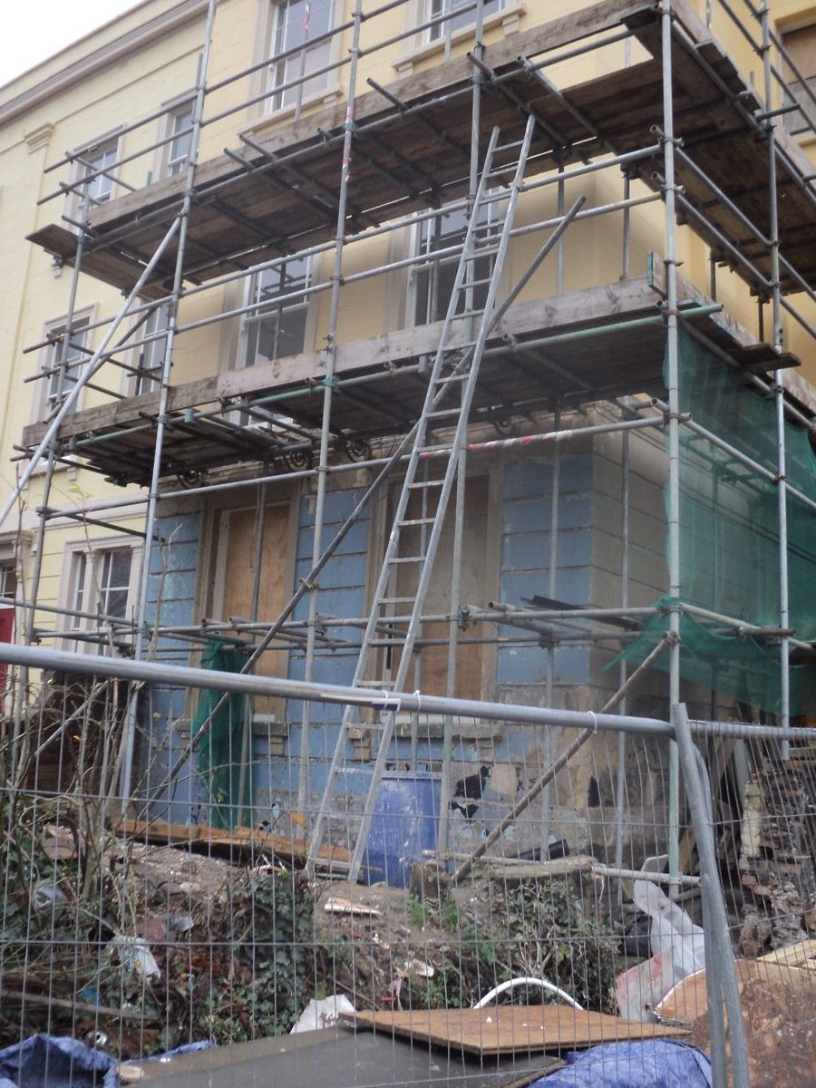 Lime plastering at Coronation Rd, image 43