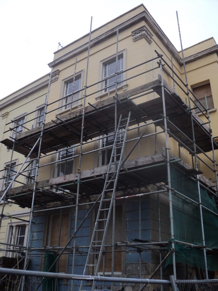 Lime plastering at Coronation Rd, image 44