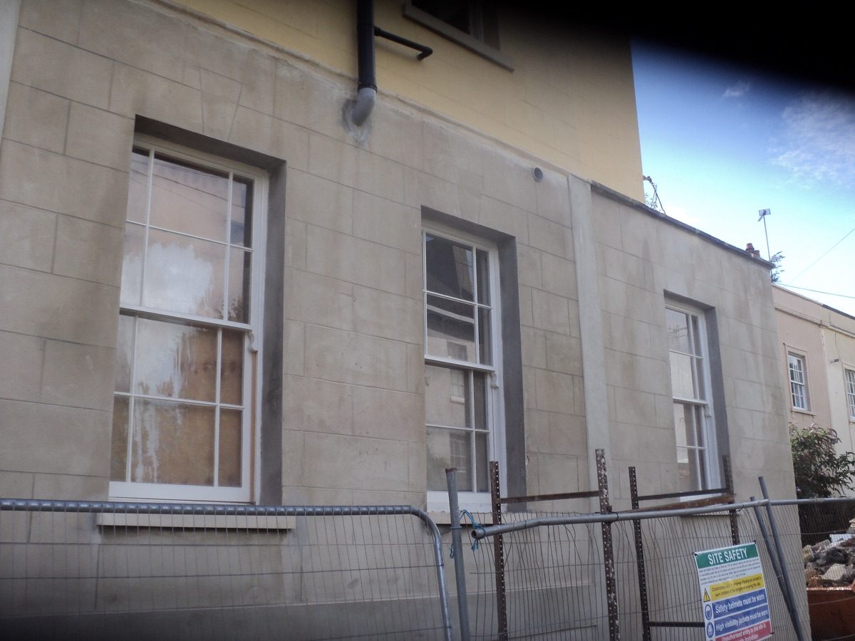 Lime plastering at Coronation Rd, image 55
