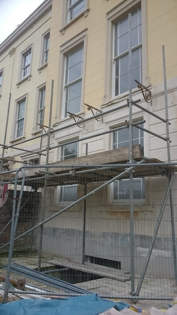 Lime plastering at Coronation Rd, image 59