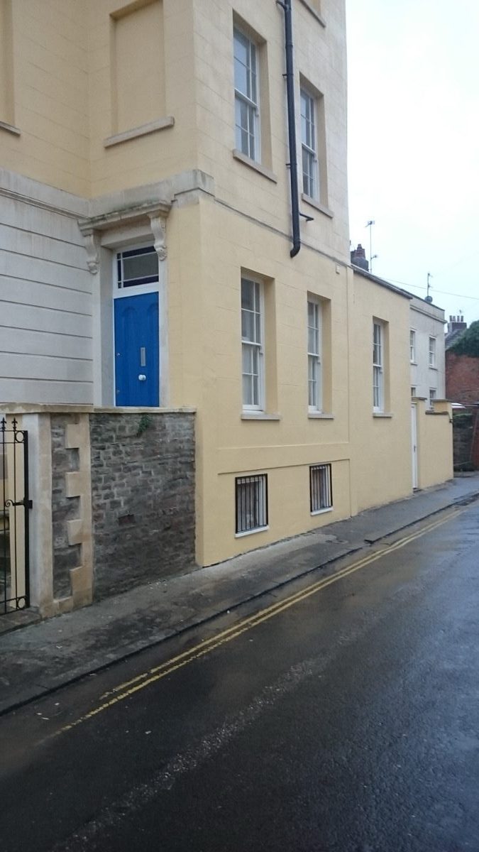 Lime plastering at Coronation Rd, image 64