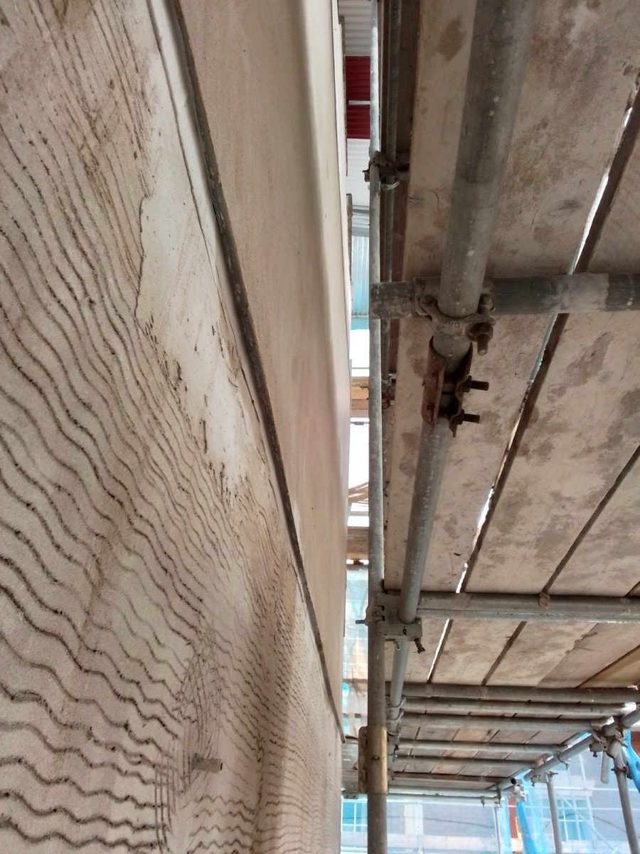 Lime plastering project at Picton St, image 2