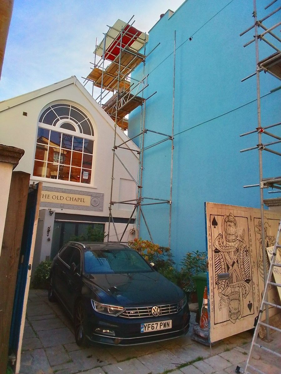 Lime plastering project at Picton St, image 8