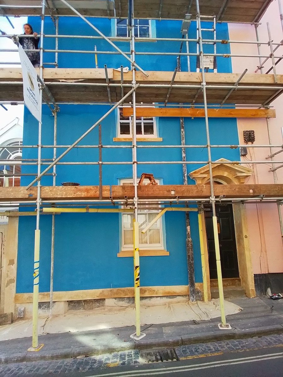 Lime plastering project at Picton St, image 9