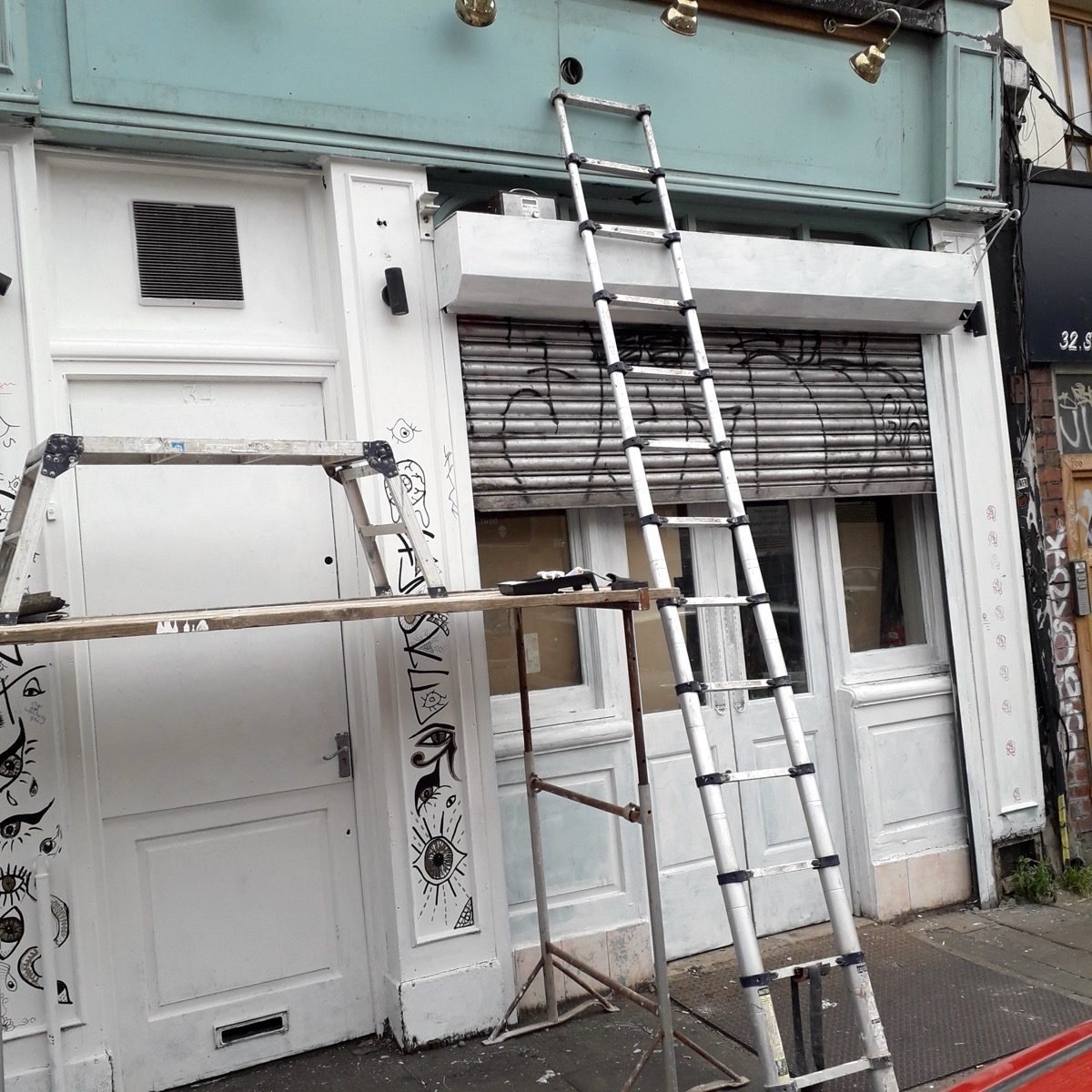 Painting project at Stokes Croft, image 1