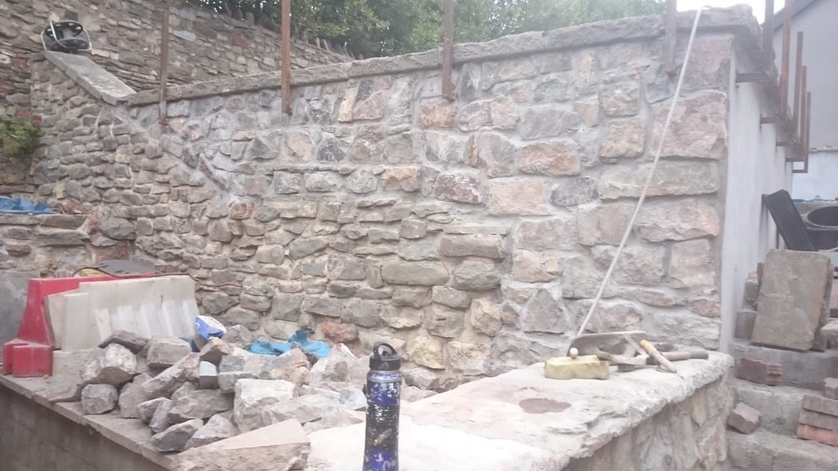 Stone work at West Street, image 1