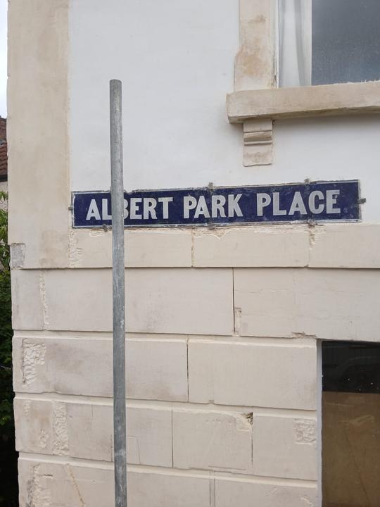 Ashlar stonework restored at Albert Park Place